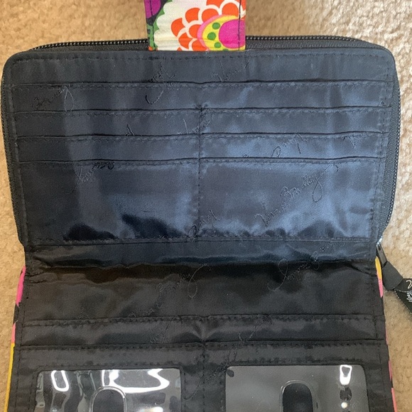 Vera Bradley Va Va Bloom Large Wallet - Picture 7 of 13